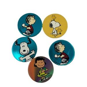 Snoopy Pogs Collection - Woodstock‎ Metallic Foil Caps